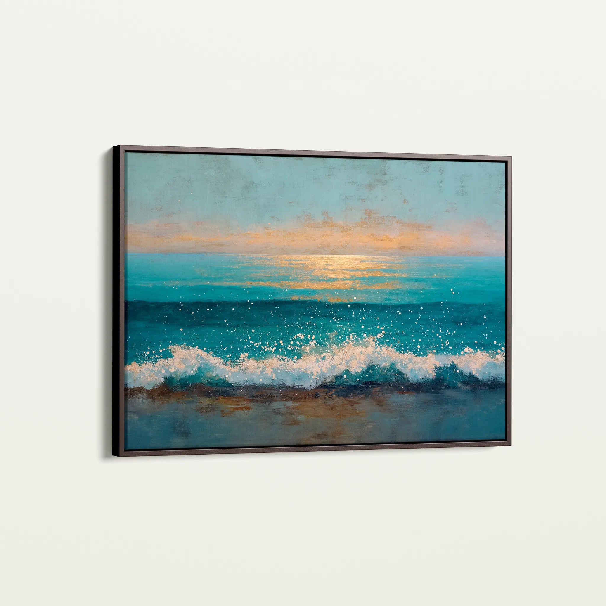 Abstract 1647 Canvas Art 18" x 24" / 45 x 60 cm / Black