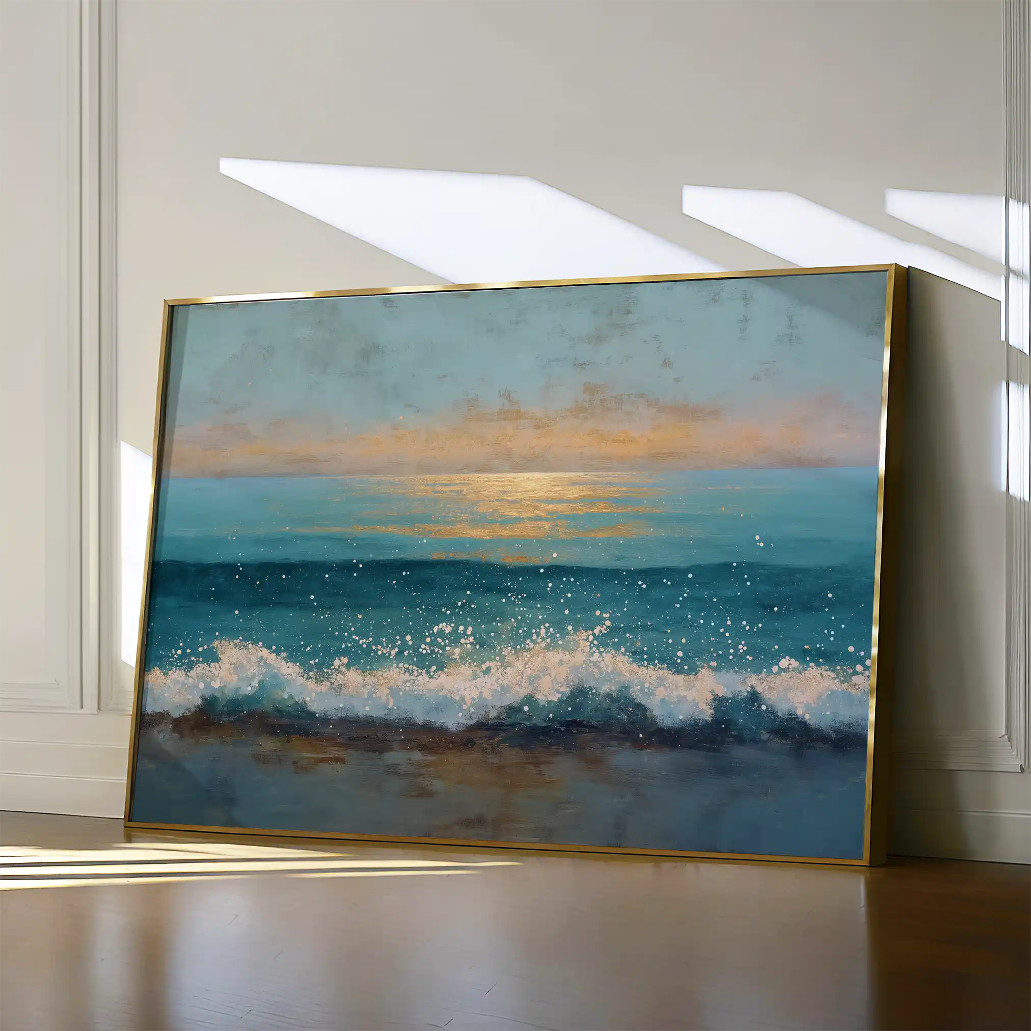 Abstract 1647 Canvas Art 60 x 40 cm / Black