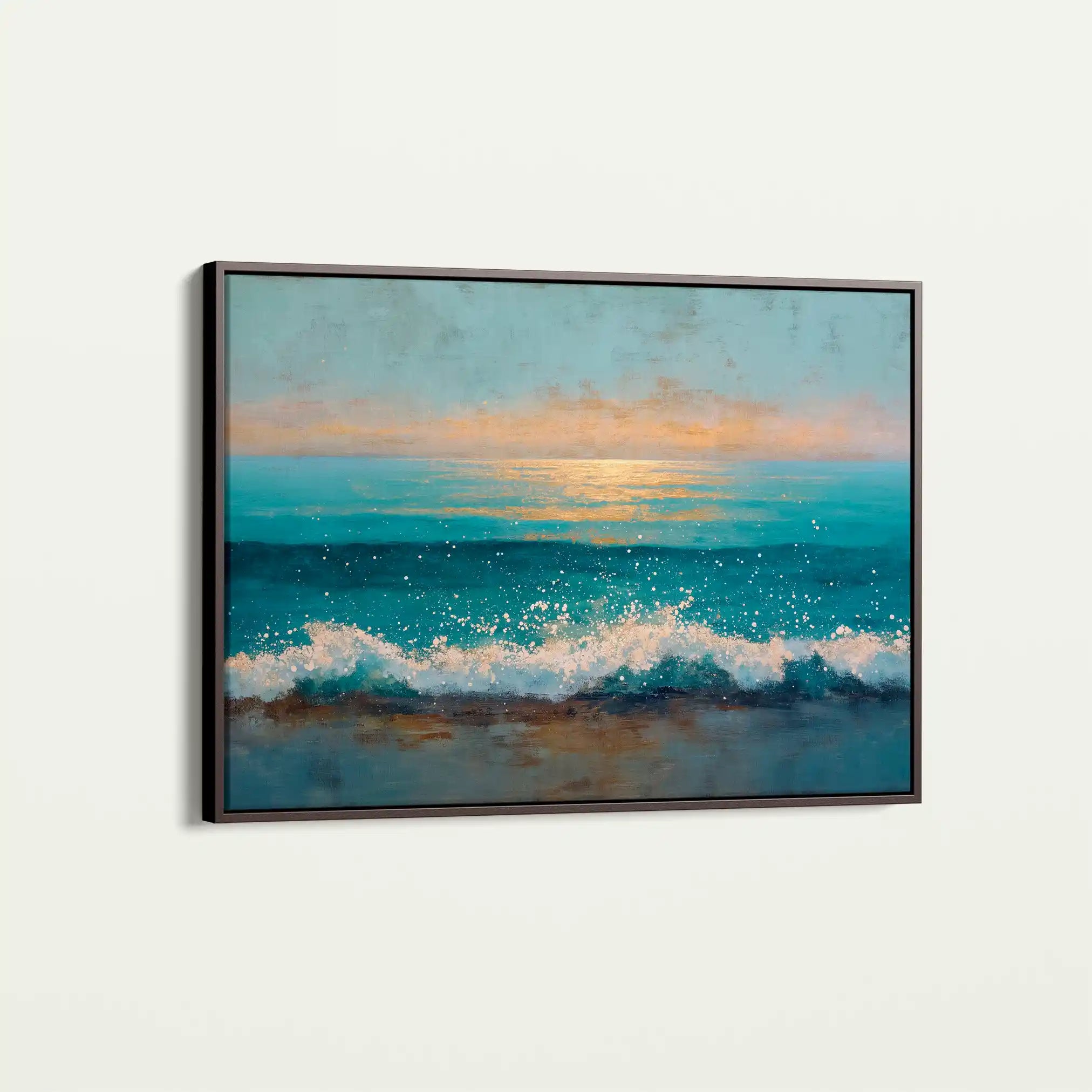 Abstract 1647 Canvas Art 60 x 40 cm / Black
