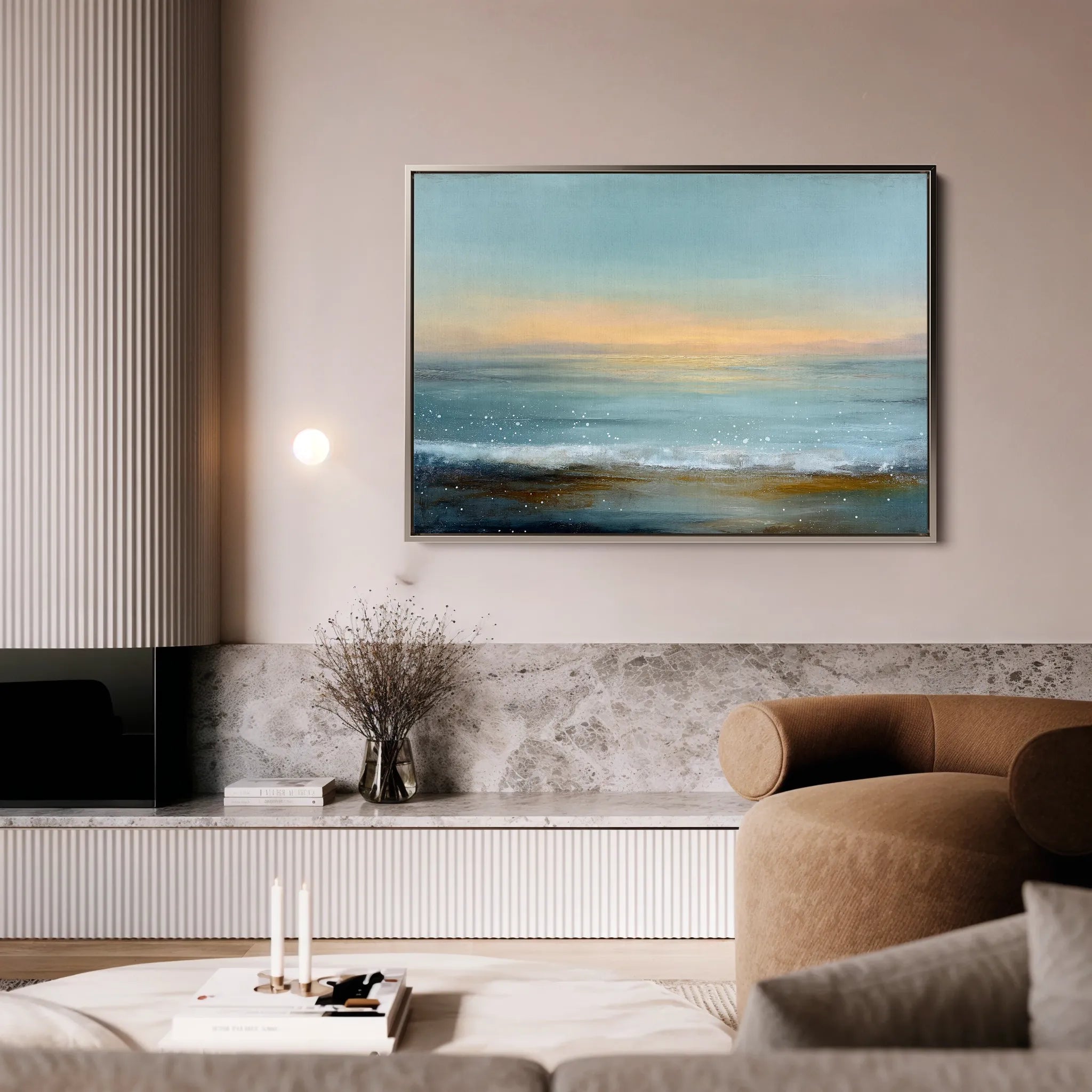 Abstract 1648 Canvas Art 18" x 24" / 45 x 60 cm / Black
