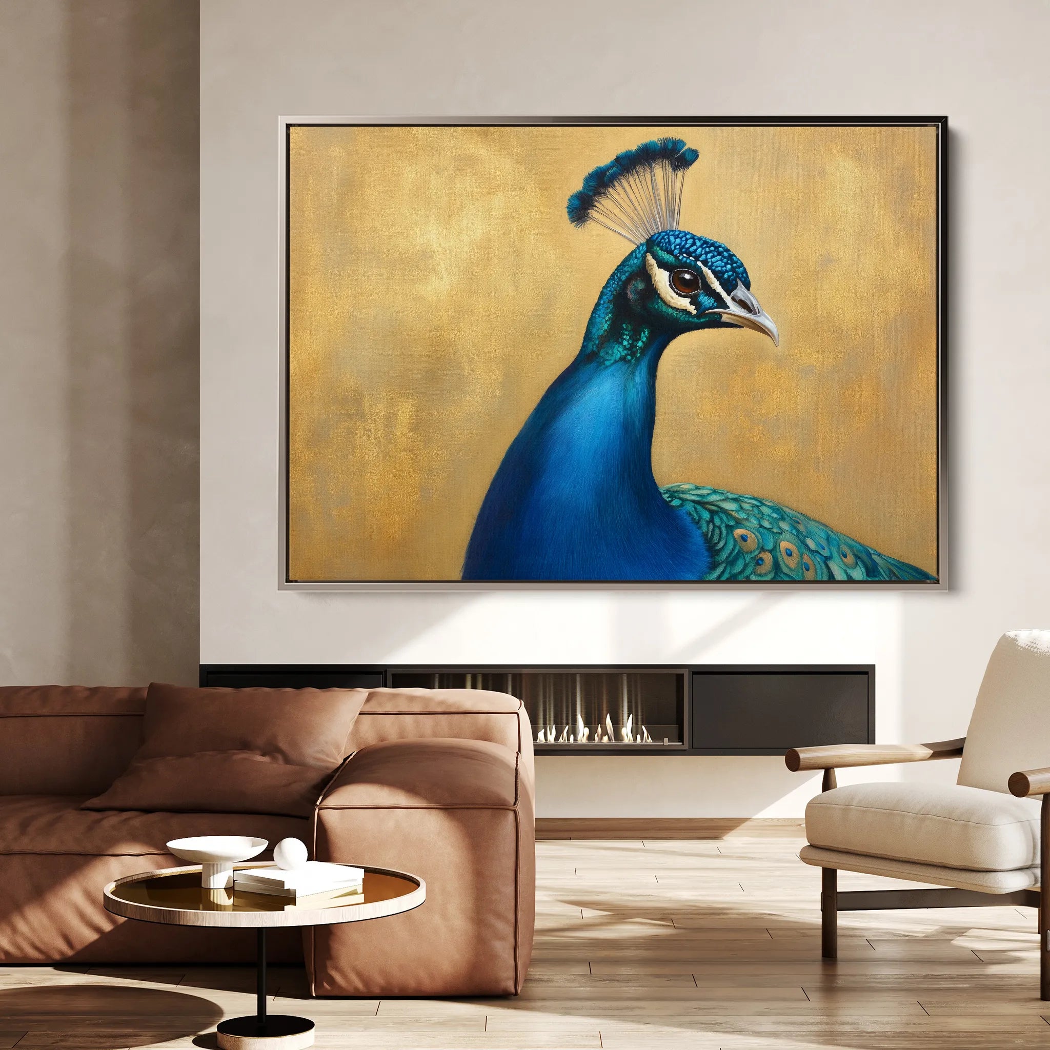 Animals 165 Canvas Art 18" x 24" / 45 x 60 cm / Black