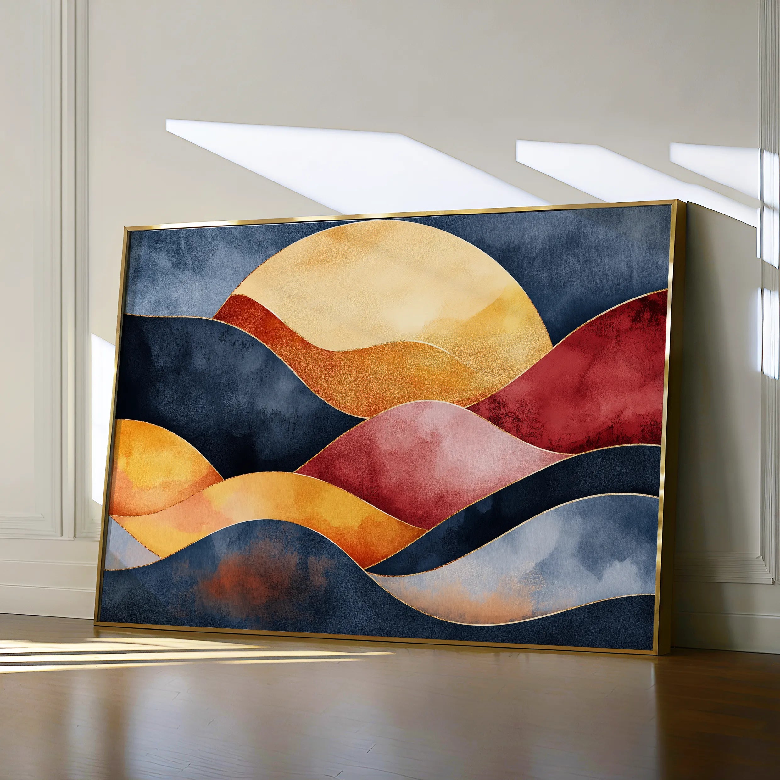 Boho 165 Canvas Art 18" x 24" / 45 x 60 cm / Black