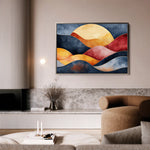 Boho 165 Canvas Art 18" x 24" / 45 x 60 cm / Black