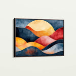 Boho 165 Canvas Art 18" x 24" / 45 x 60 cm / Black