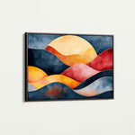Boho 165 Canvas Art 60 x 40 cm / Black