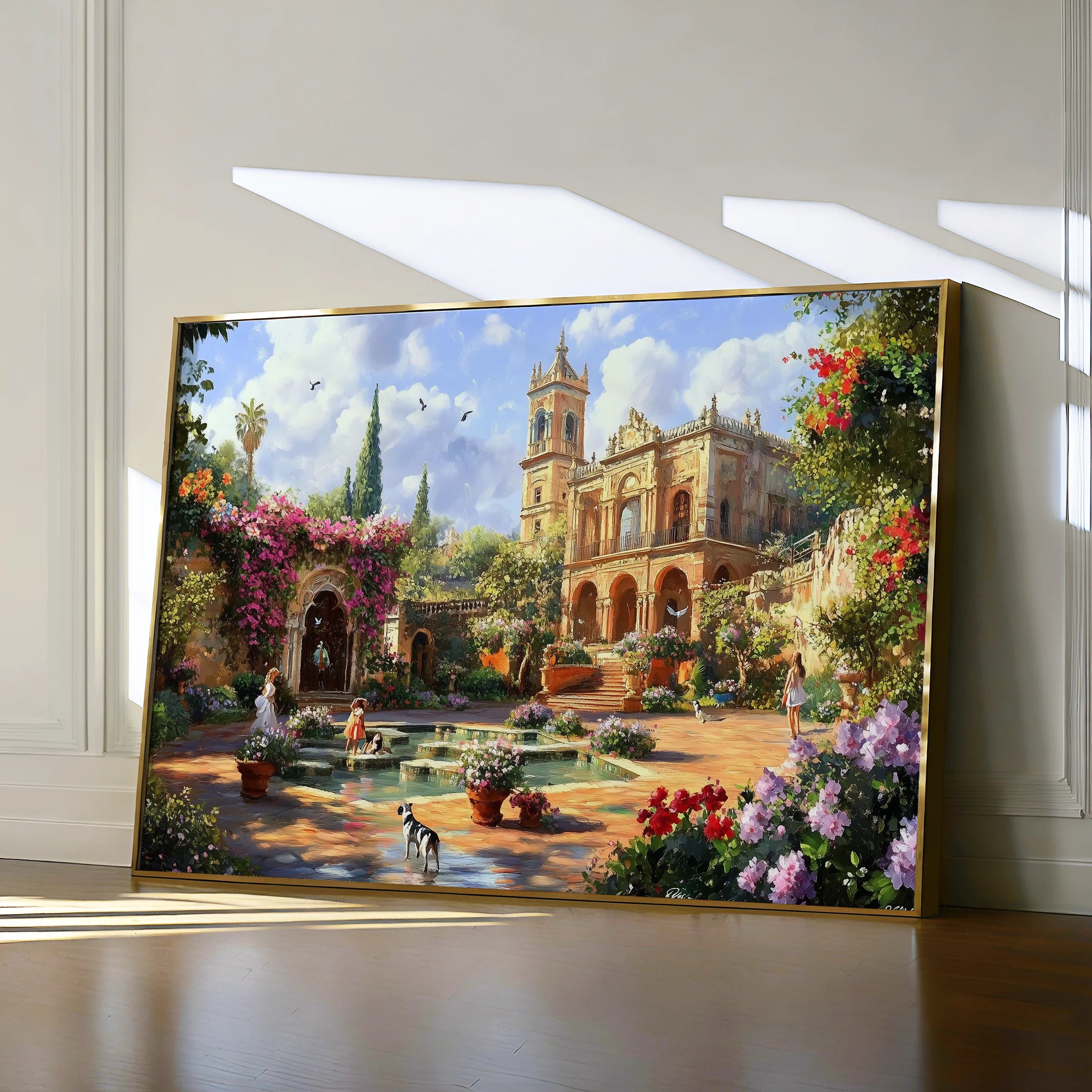 Landscape 165 Canvas Art 18" x 24" / 45 x 60 cm / Black