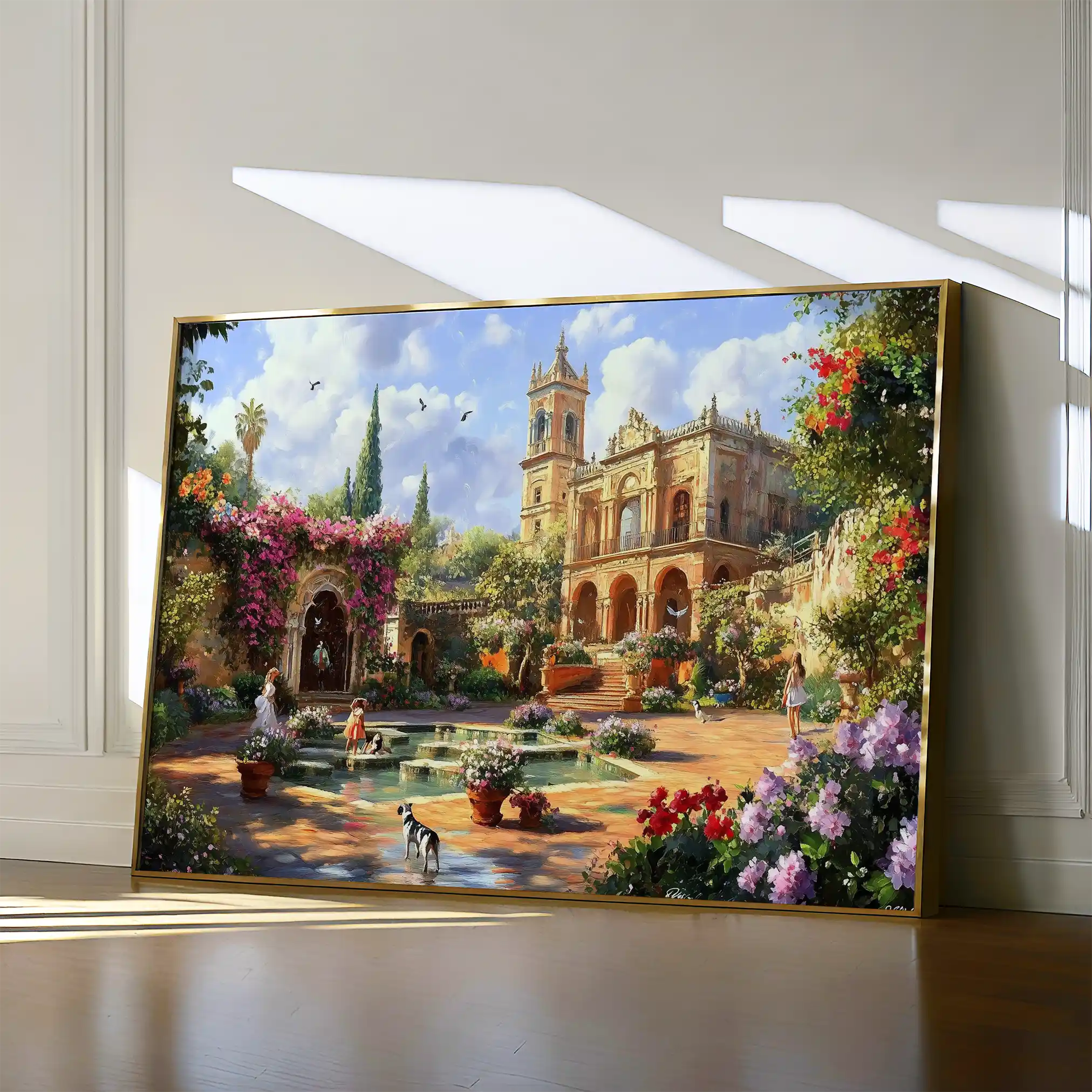 Landscape 165 Canvas Art 60 x 40 cm / Black