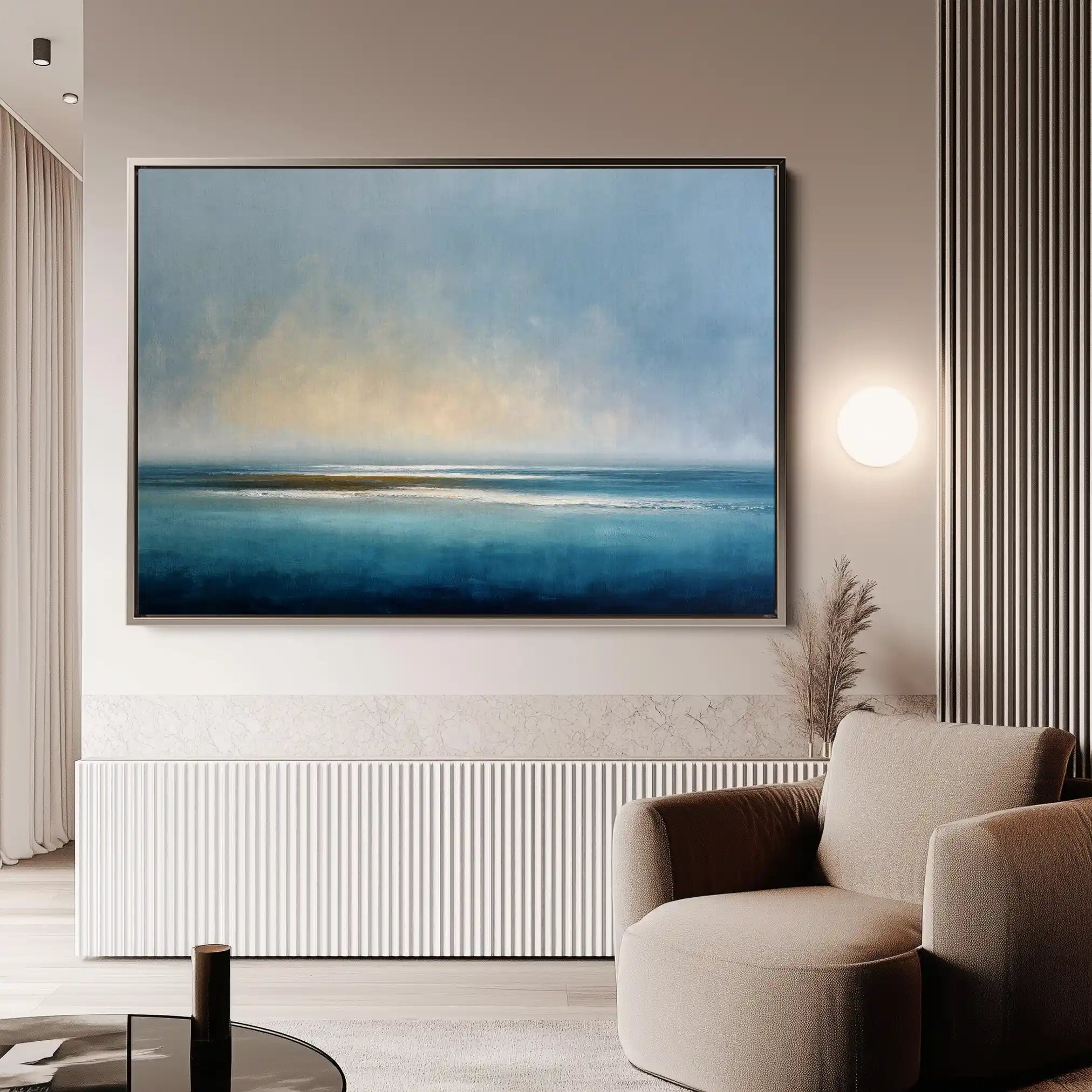 Abstract 1651 Canvas Art 60 x 40 cm / Black