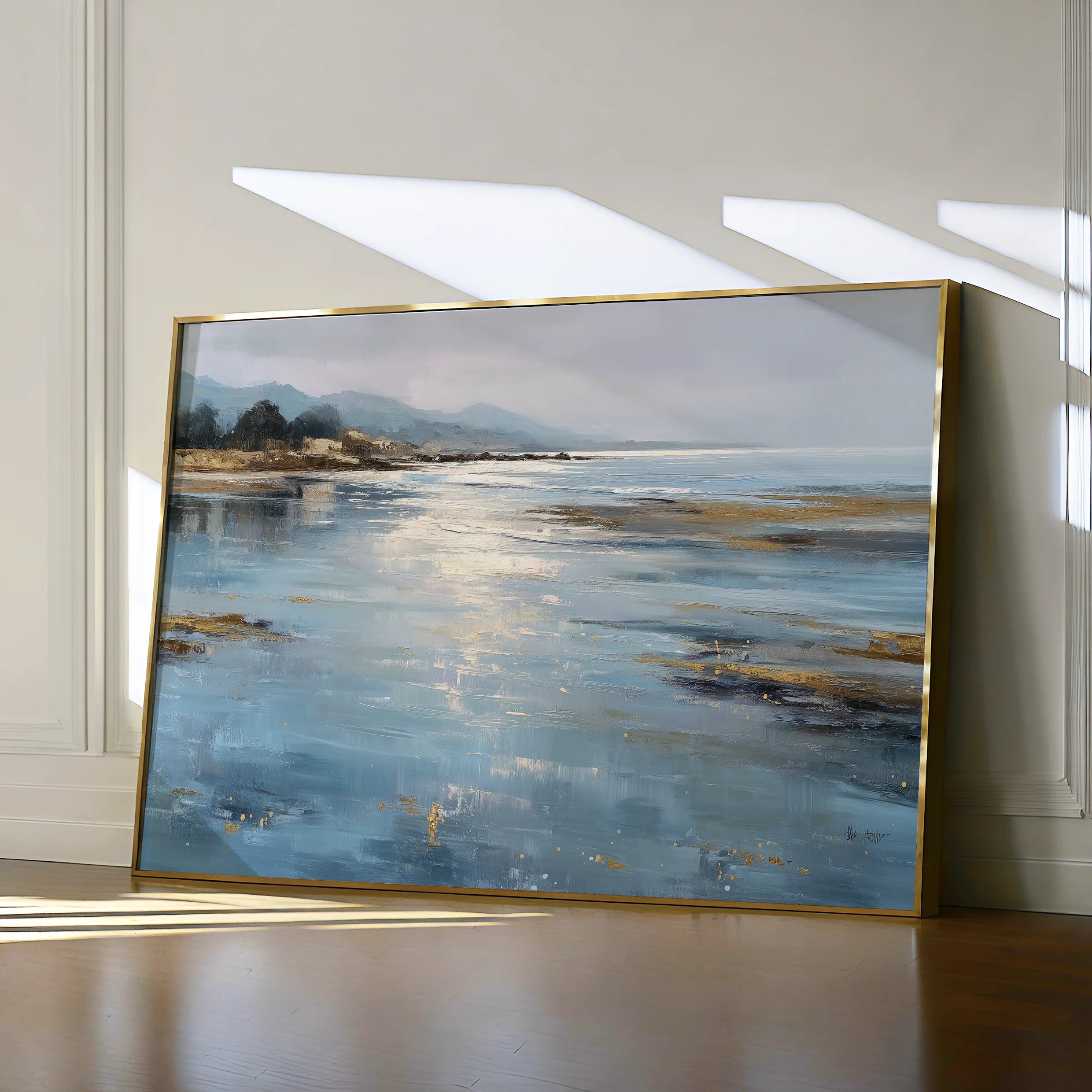 Abstract 1652 Canvas Art 18" x 24" / 45 x 60 cm / Black