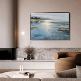 Abstract 1652 Canvas Art 18" x 24" / 45 x 60 cm / Black