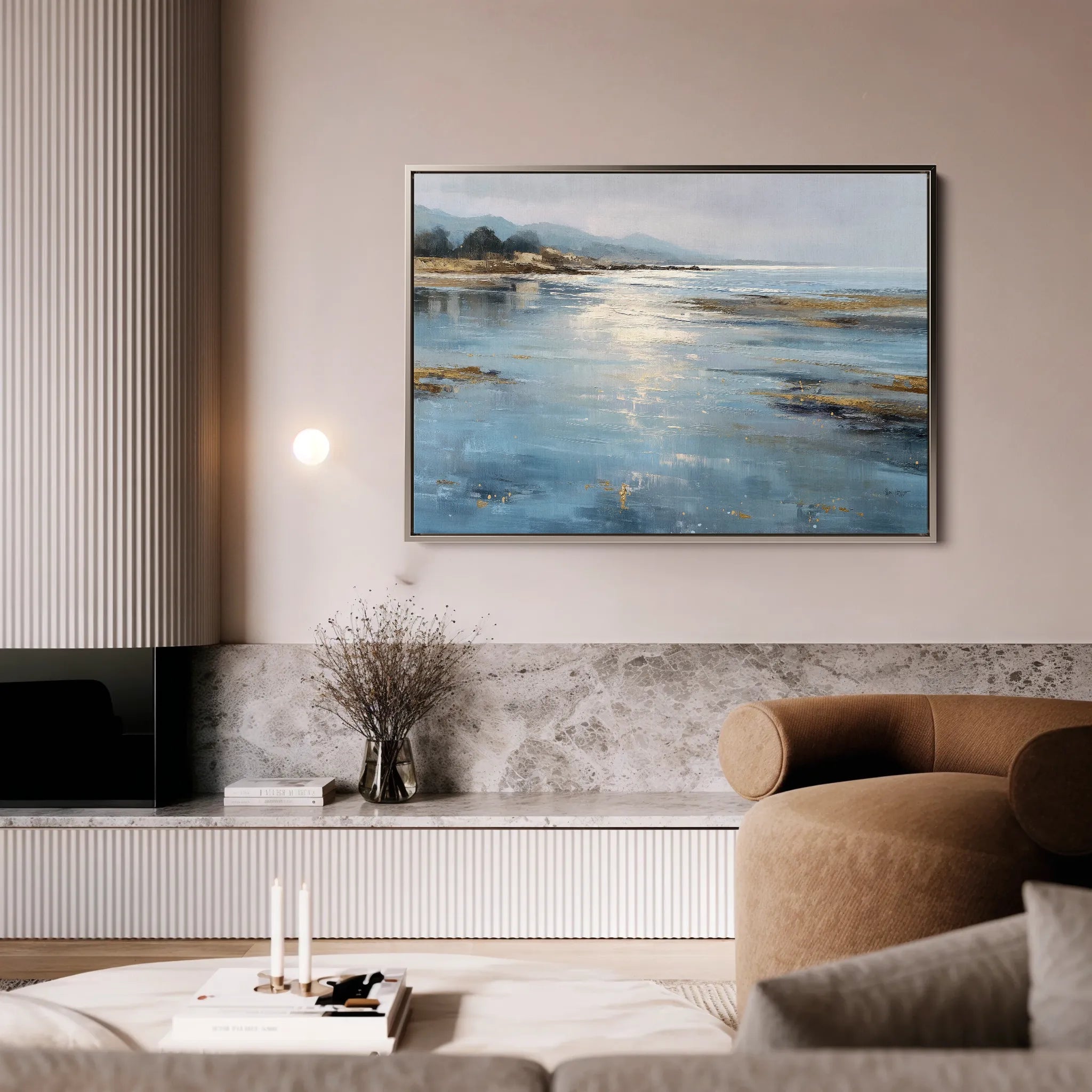 Abstract 1652 Canvas Art 18" x 24" / 45 x 60 cm / Black
