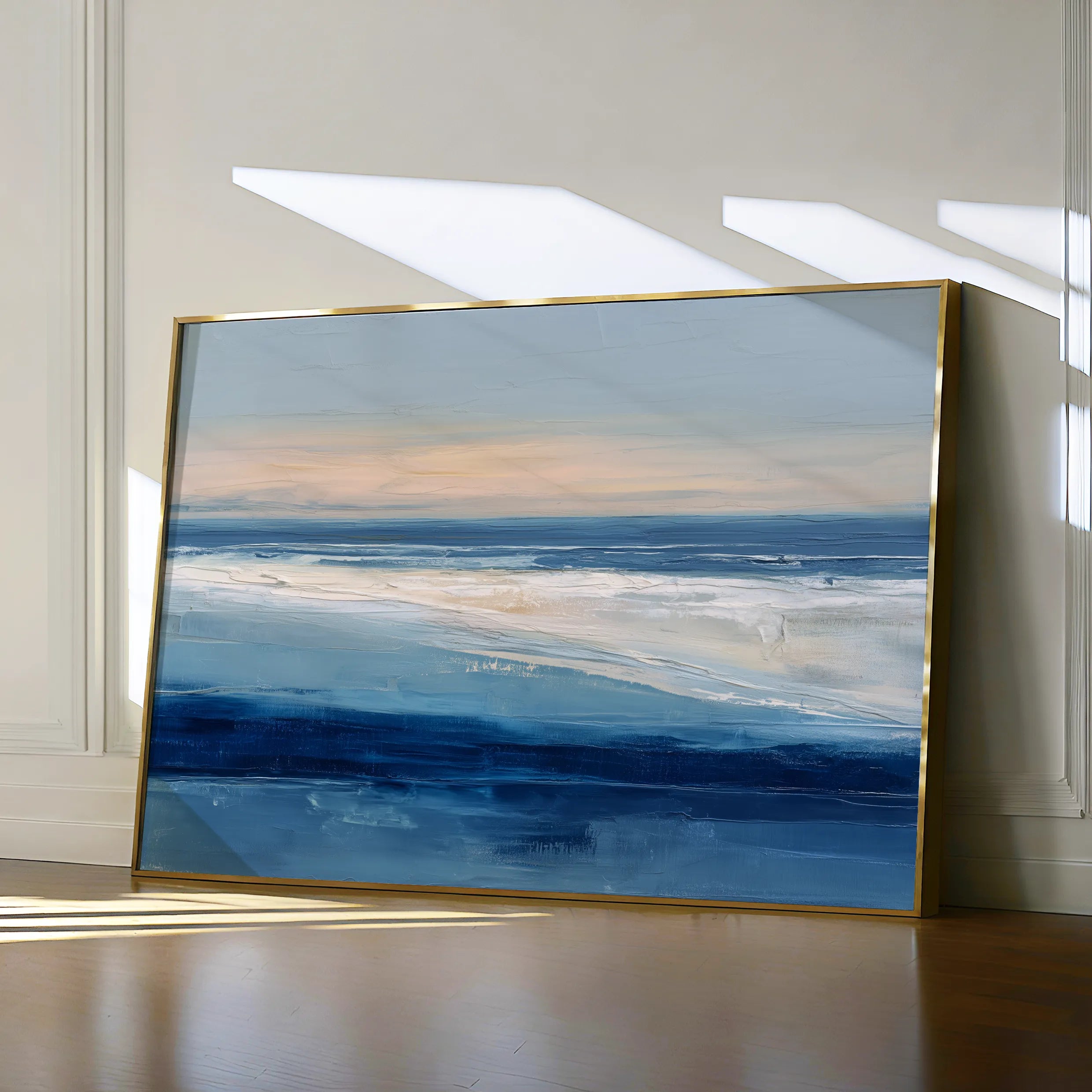 Abstract 1653 Canvas Art 18" x 24" / 45 x 60 cm / Black