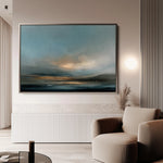 Abstract 1654 Canvas Art 18" x 24" / 45 x 60 cm / Black