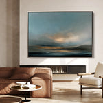 Abstract 1654 Canvas Art 18" x 24" / 45 x 60 cm / Black