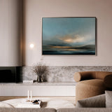 Abstract 1654 Canvas Art 18" x 24" / 45 x 60 cm / Black