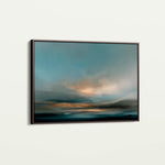 Abstract 1654 Canvas Art 18" x 24" / 45 x 60 cm / Black