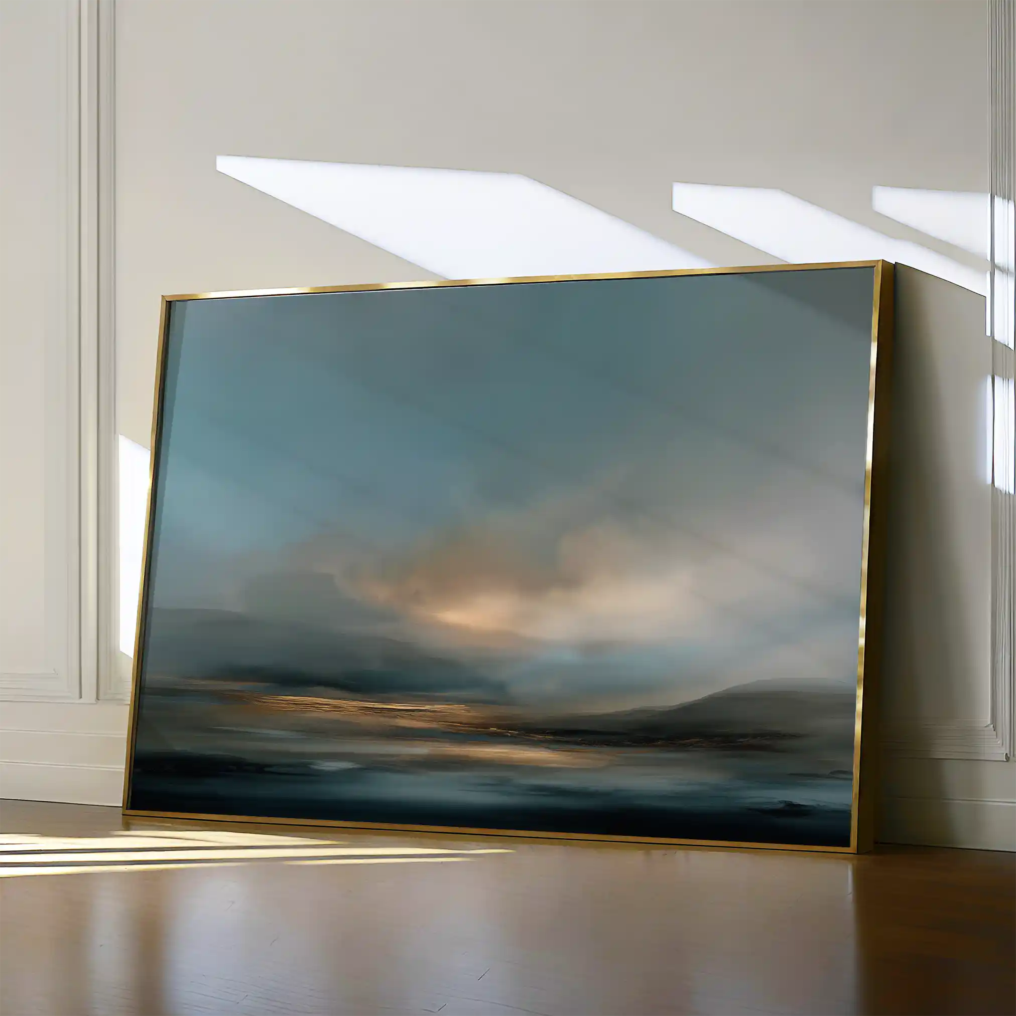 Abstract 1654 Canvas Art 60 x 40 cm / Black