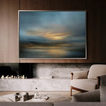 Abstract 1655 Canvas Art 18" x 24" / 45 x 60 cm / Black