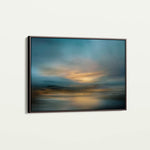 Abstract 1655 Canvas Art 18" x 24" / 45 x 60 cm / Black