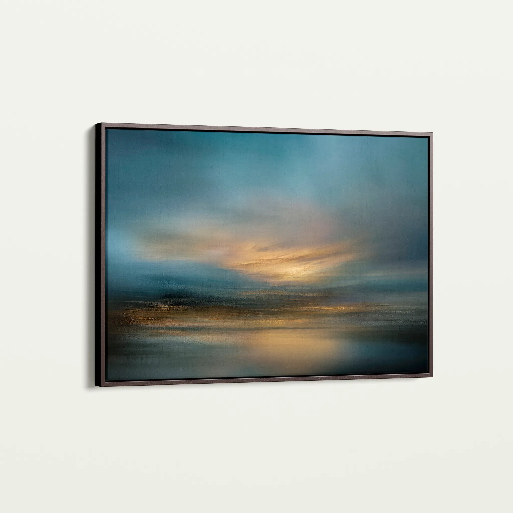 Abstract 1655 Canvas Art 18" x 24" / 45 x 60 cm / Black