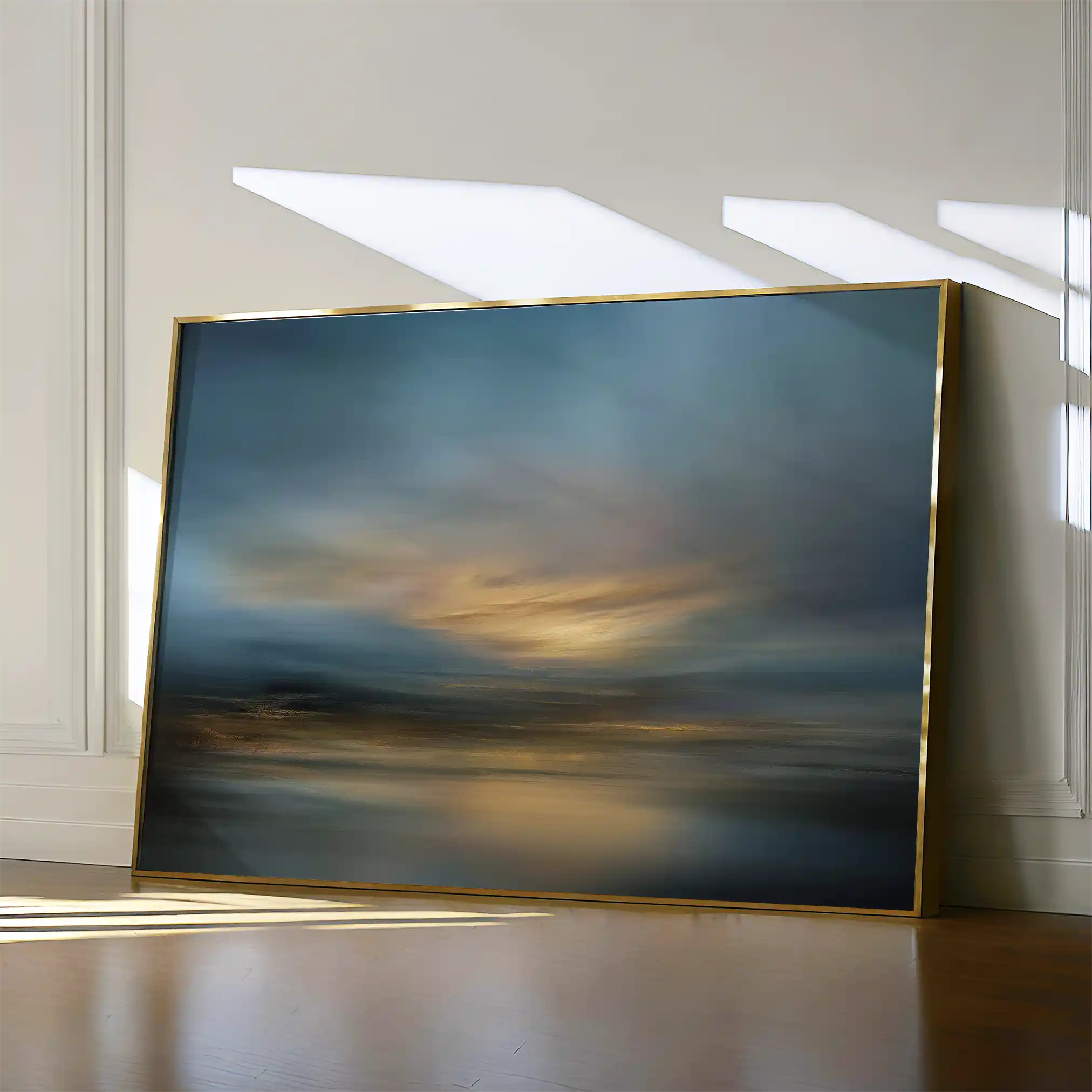 Abstract 1655 Canvas Art 60 x 40 cm / Black