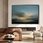 Abstract 1656 Canvas Art 18" x 24" / 45 x 60 cm / Black