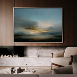 Abstract 1656 Canvas Art 18" x 24" / 45 x 60 cm / Black