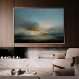 Abstract 1656 Canvas Art 18" x 24" / 45 x 60 cm / Black