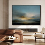 Abstract 1656 Canvas Art 60 x 40 cm / Black