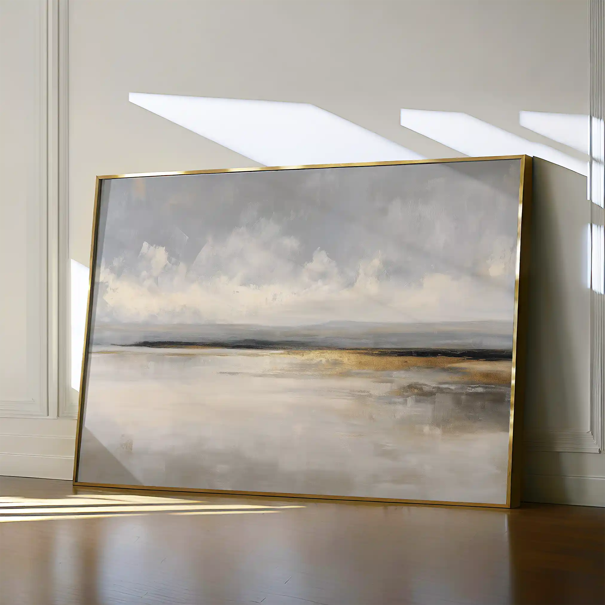 Abstract 1657 Canvas Art 18" x 24" / 45 x 60 cm / Black