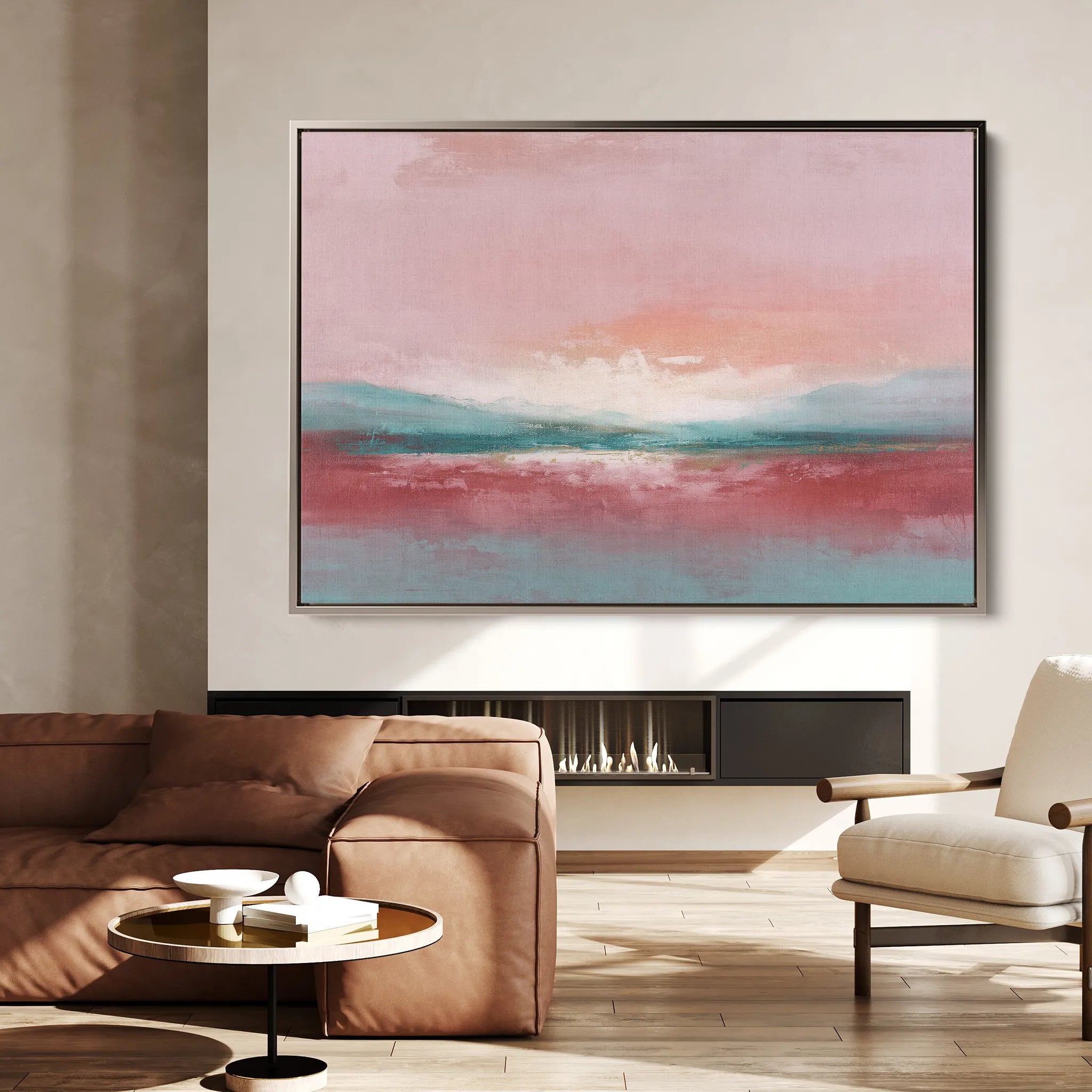 Abstract 1658 Canvas Art 18" x 24" / 45 x 60 cm / Black