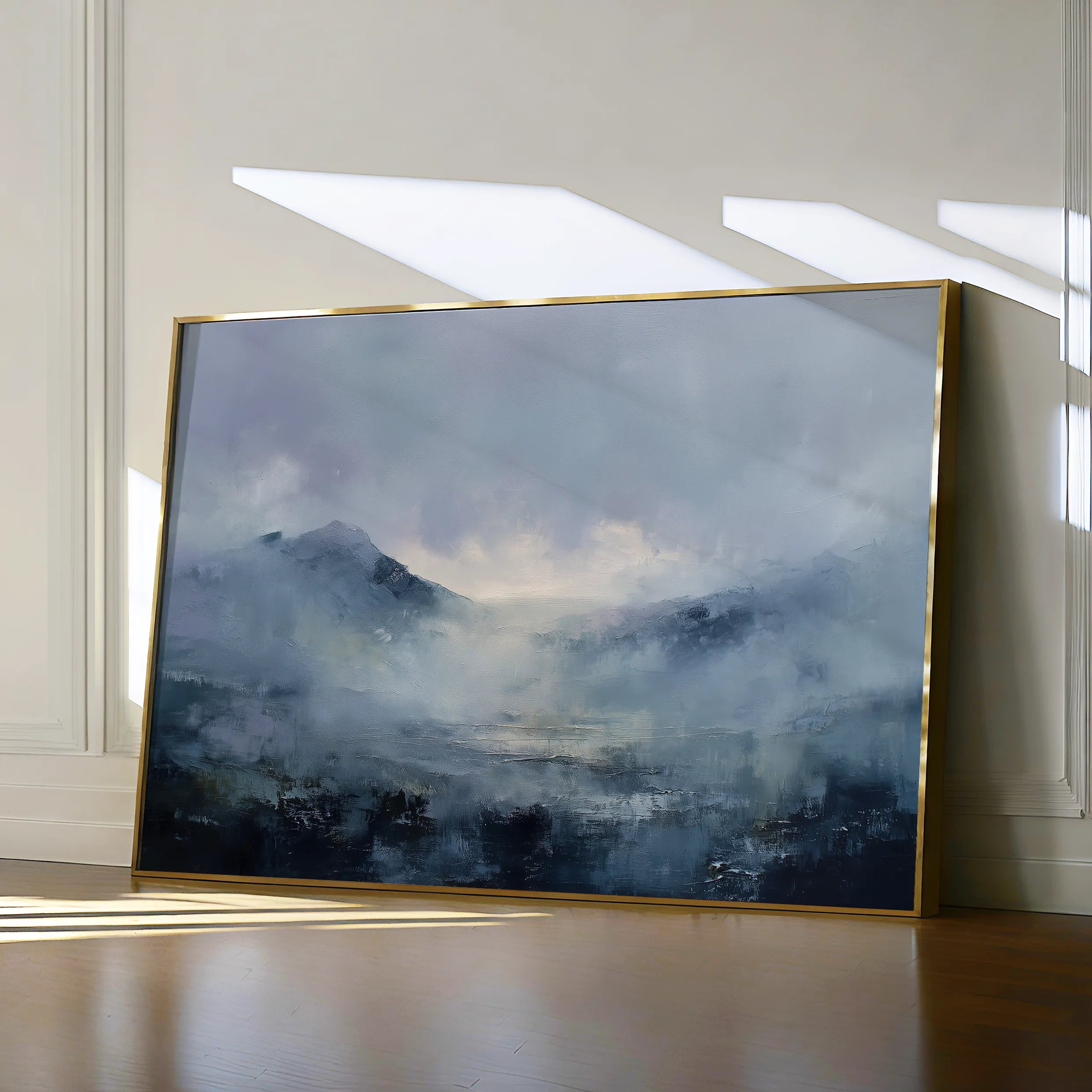 Abstract 1659 Canvas Art 18" x 24" / 45 x 60 cm / Black