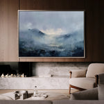 Abstract 1659 Canvas Art 18" x 24" / 45 x 60 cm / Black
