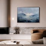 Abstract 1659 Canvas Art 18" x 24" / 45 x 60 cm / Black