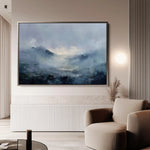 Abstract 1659 Canvas Art 60 x 40 cm / Black
