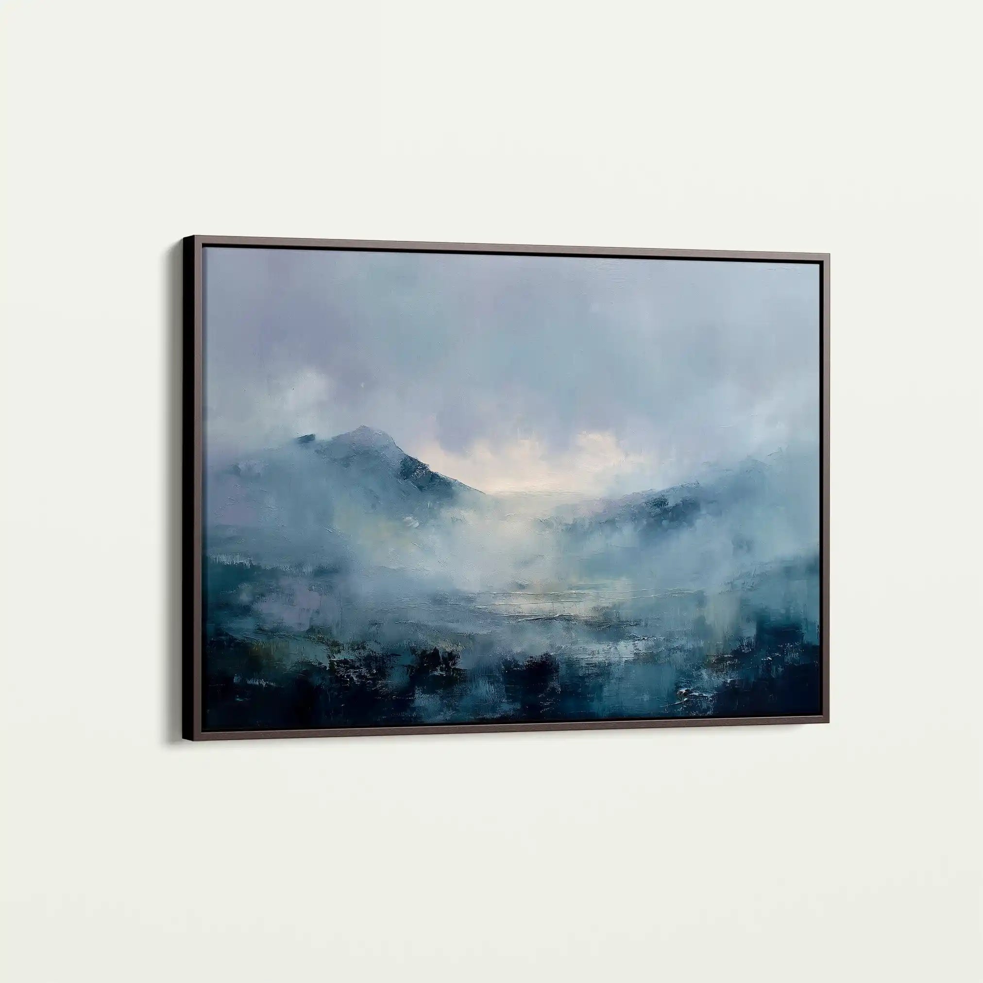 Abstract 1659 Canvas Art 60 x 40 cm / Black