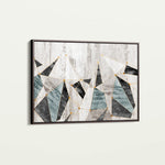 Abstract 166 Canvas Art 18" x 24" / 45 x 60 cm / Black