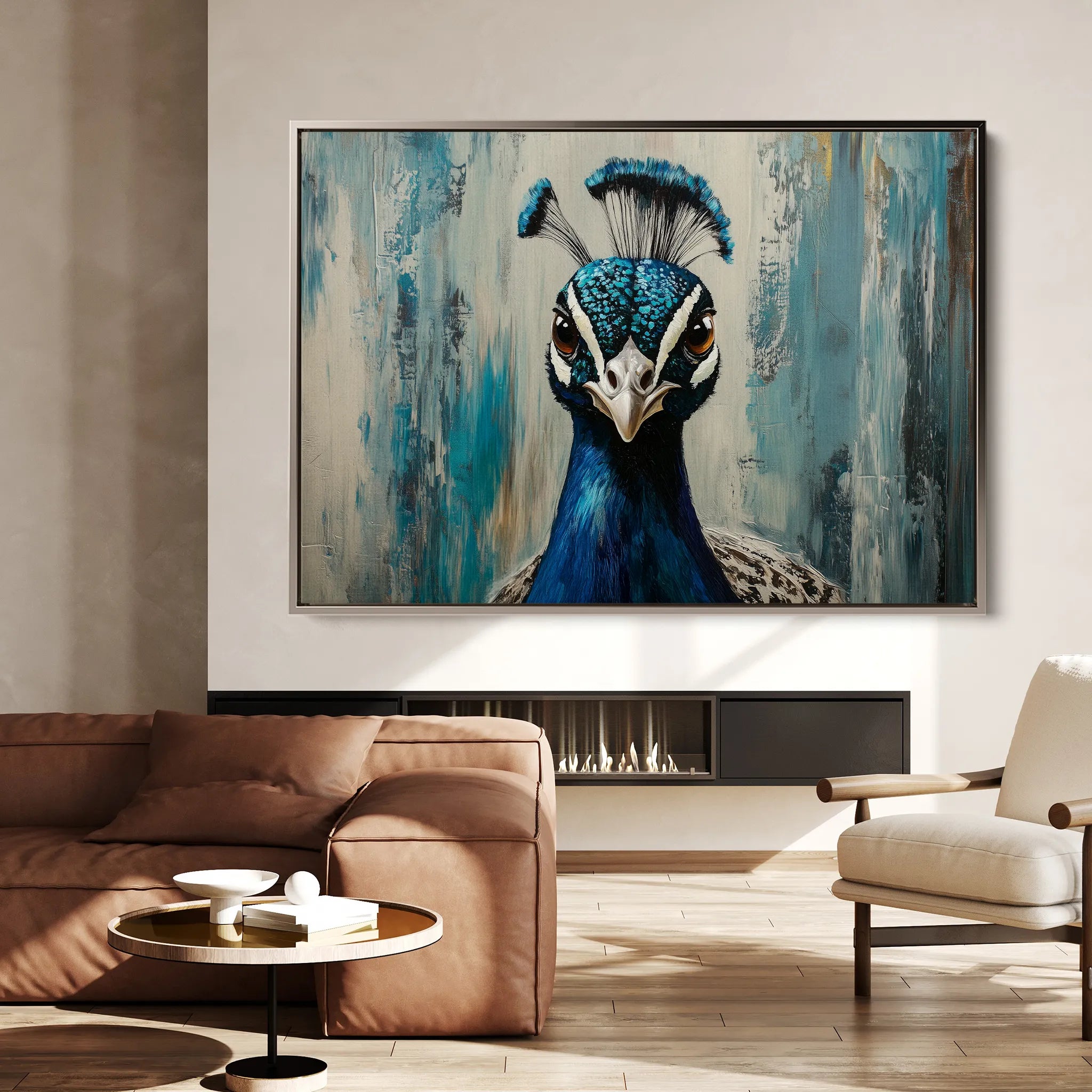 Animals 166 Canvas Art 18" x 24" / 45 x 60 cm / Black