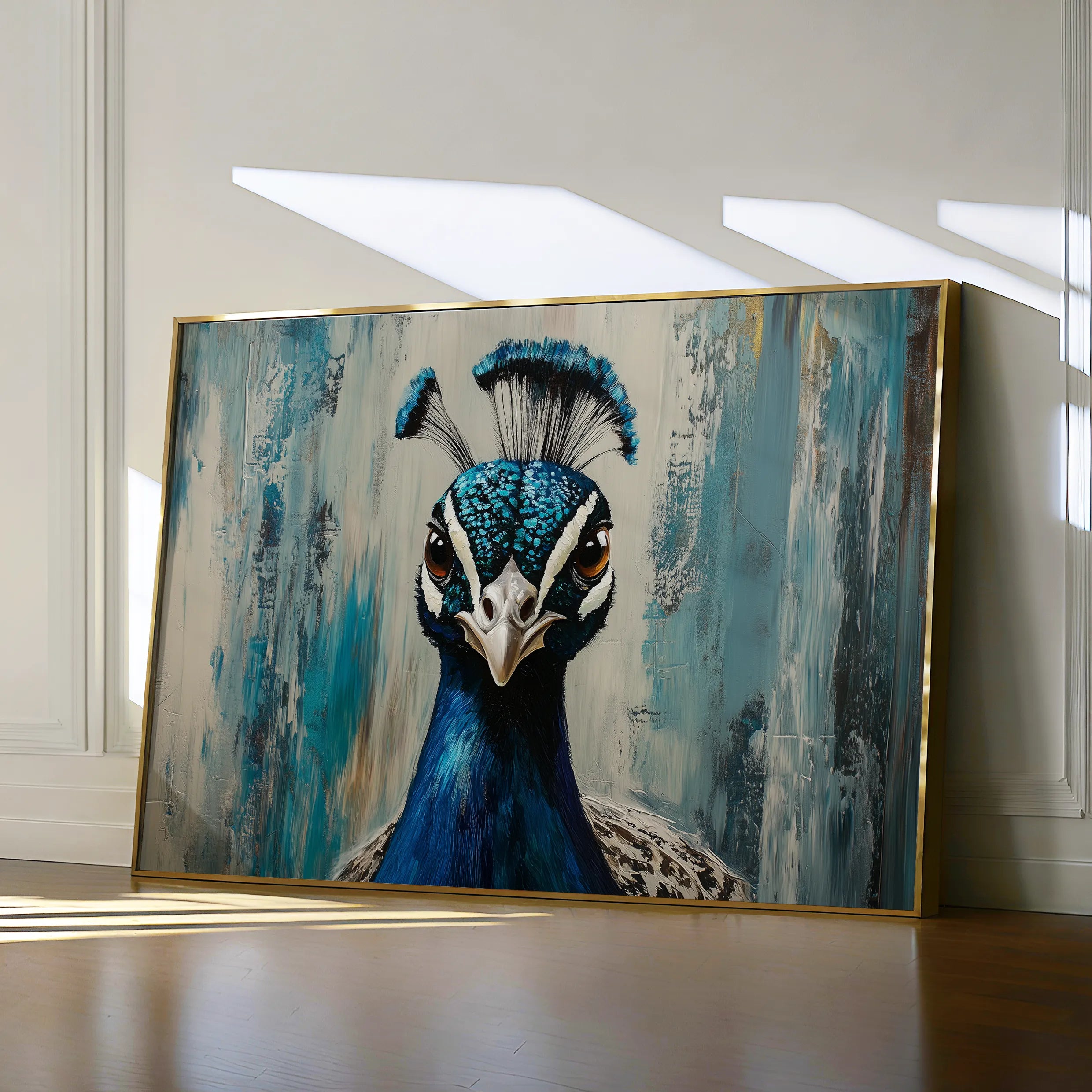 Animals 166 Canvas Art 18" x 24" / 45 x 60 cm / Black