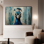 Animals 166 Canvas Art 18" x 24" / 45 x 60 cm / Black