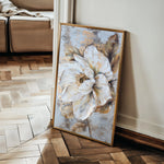 Floral 166 Canvas Art 18" x 24" / 45 x 60 cm / Black