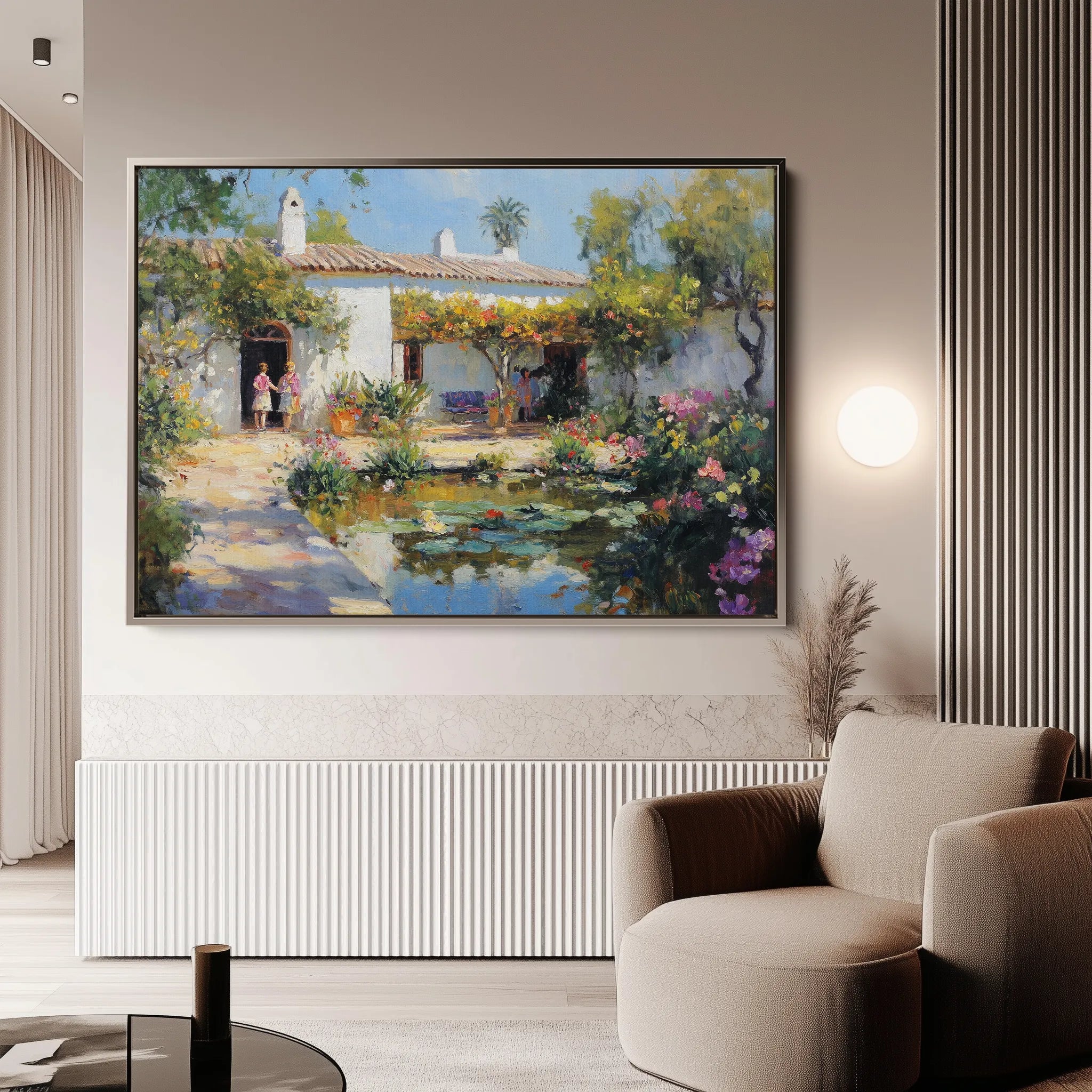 Landscape 166 Canvas Art 18" x 24" / 45 x 60 cm / Black