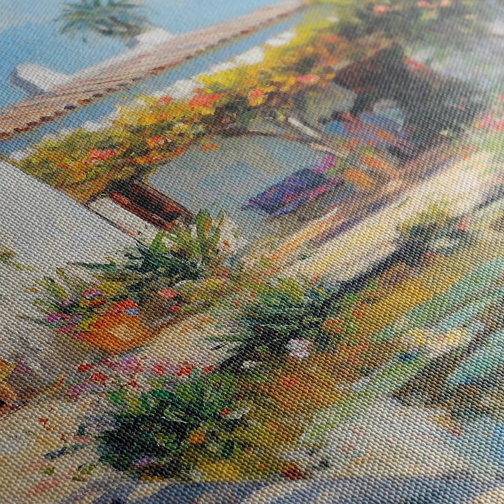 Landscape 166 Canvas Art 60 x 40 cm / Black