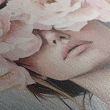 Portrait 166 Canvas Art 18" x 24" / 45 x 60 cm / Black