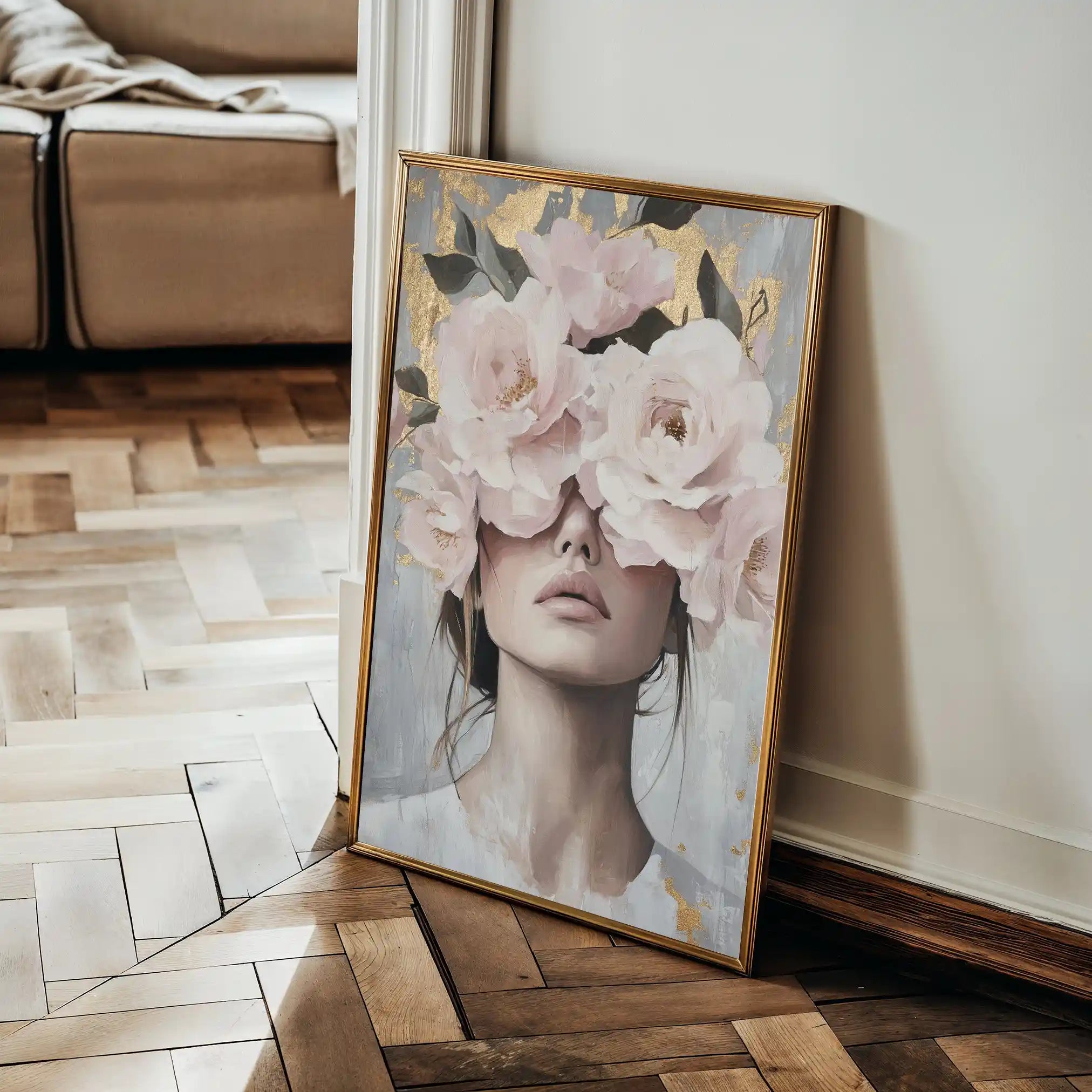 Portrait 166 Canvas Art 60 x 40 cm / Black