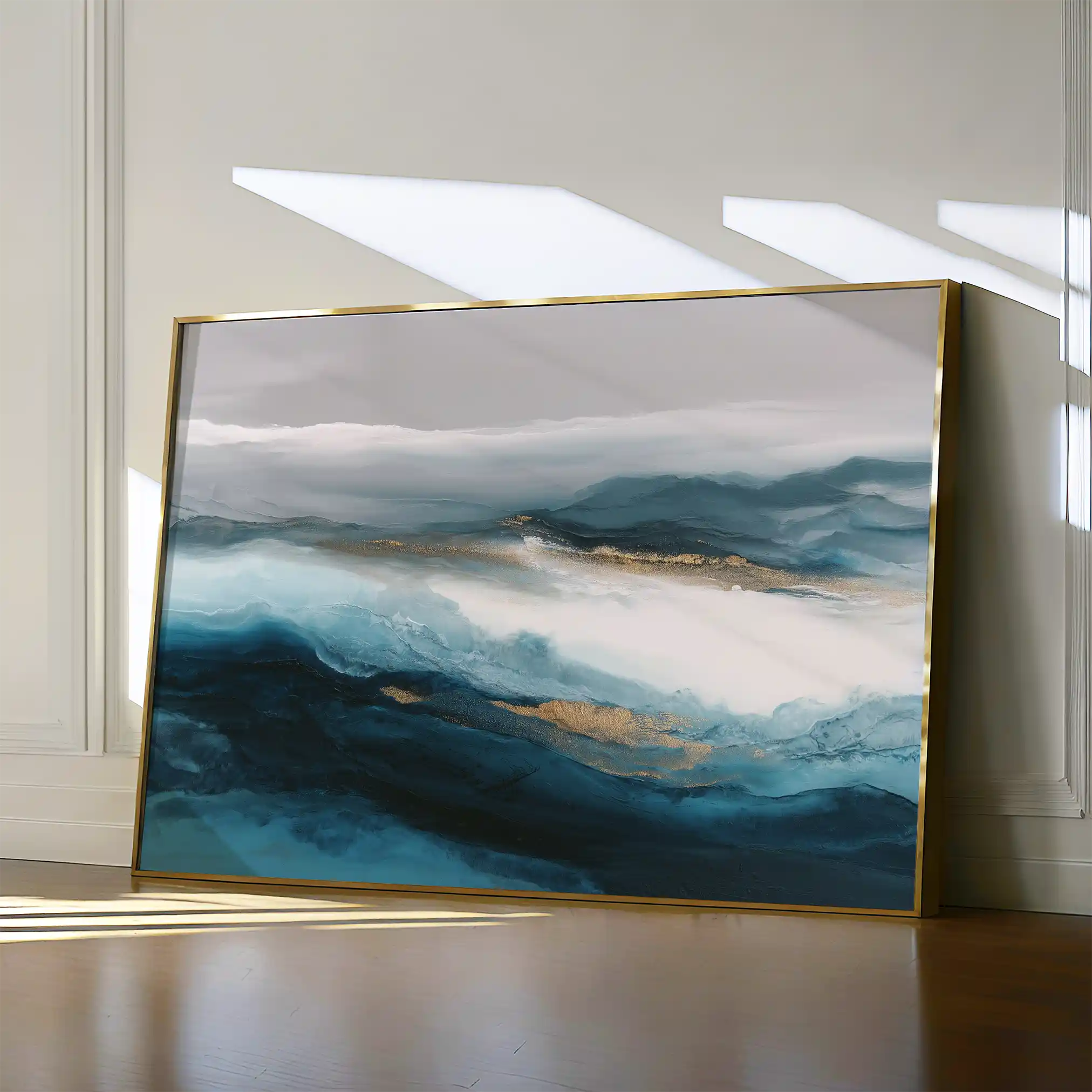 Abstract 1660 Canvas Art 60 x 40 cm / Black