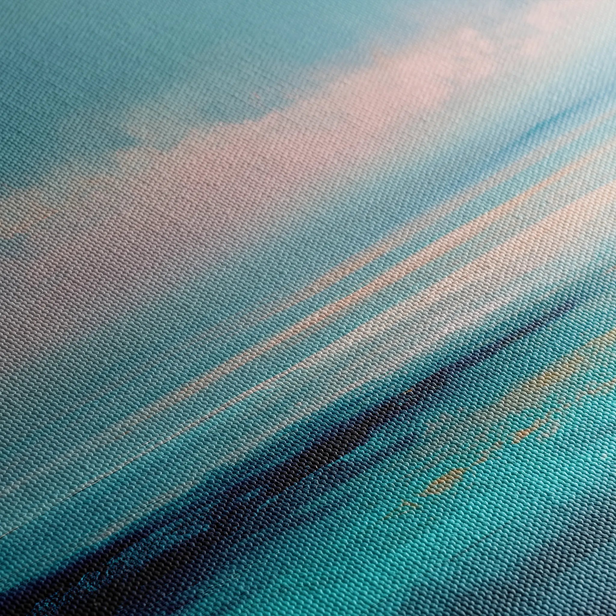 Abstract 1661 Canvas Art 18" x 24" / 45 x 60 cm / Black