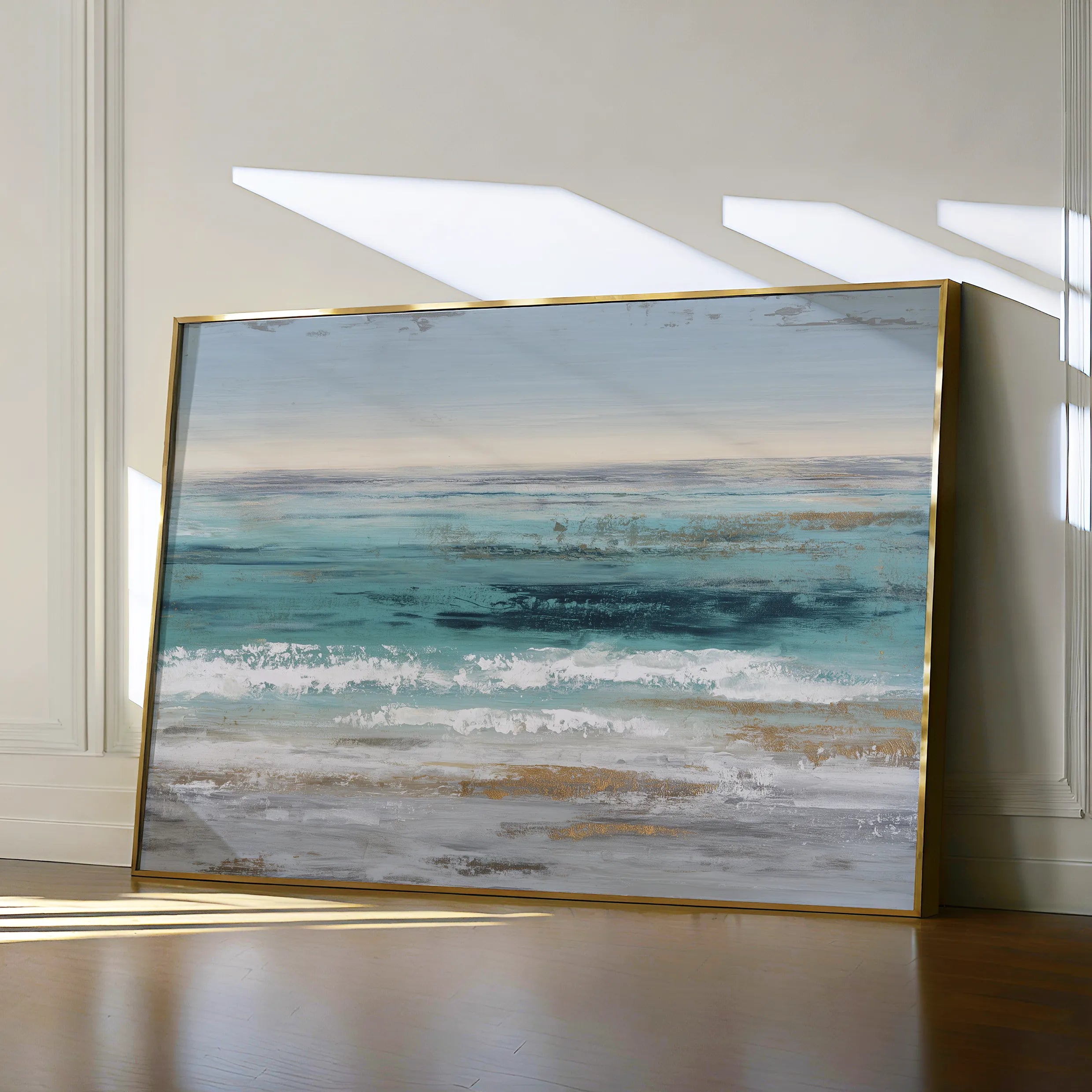 Abstract 1663 Canvas Art 18" x 24" / 45 x 60 cm / Black