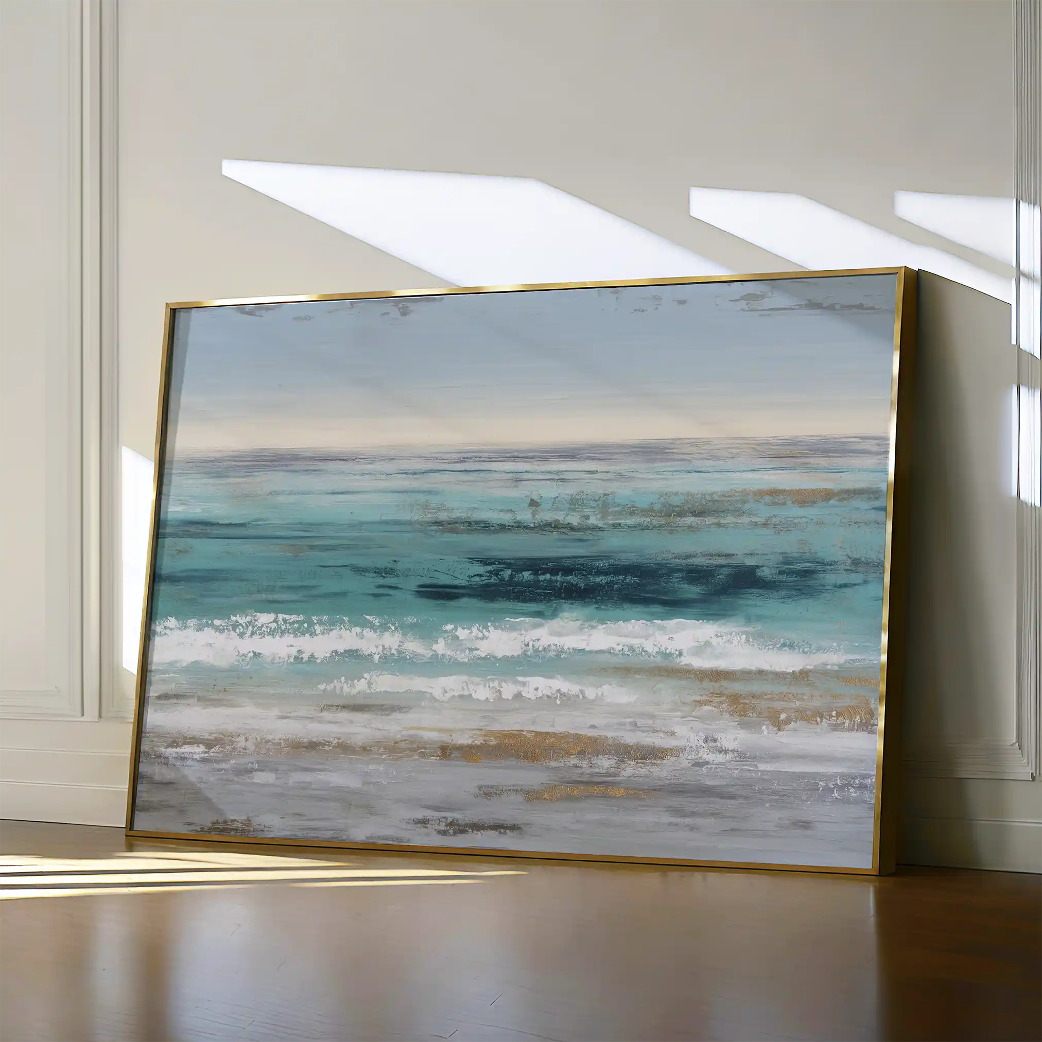 Abstract 1663 Canvas Art 60 x 40 cm / Black