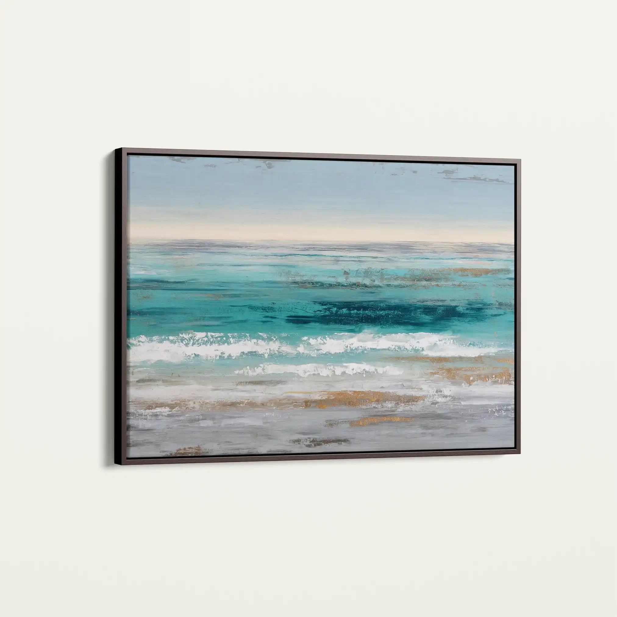 Abstract 1663 Canvas Art 60 x 40 cm / Black